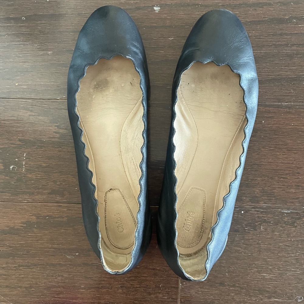 Chloe Lauren black flats - worn